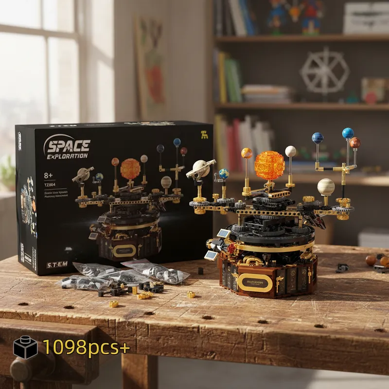 1098pcs Solar System Orrery Te - Solar System Orrery 评论和价格